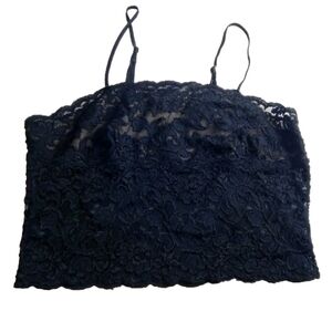 Hanky Panky Sheer Lace Crop Top